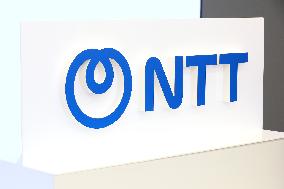 NTT signage and logo